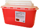Sharps Container Red 5.4 Qt (11 H X 12 W X 4-3/4 D) Inch Horizontal Entry