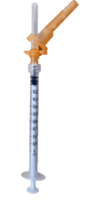Safety Syringe, 1mL, 25G x 1.5" (100BX)