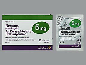NEXIUM, SUSP ORAL 5MG (30/CT) RX-186405001 NEXIUM, SUSP ORAL 5MG (30/CT) RX-186405001